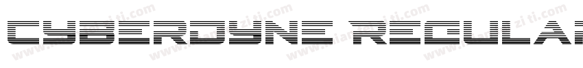 Cyberdyne Regular字体转换